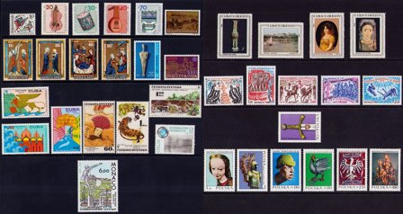 Kunst/Kultur - Frimærkepakke - Postfrisk