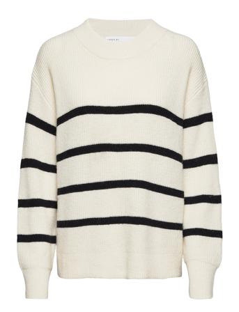 Dannikb Pullover Pullover Striktrøje Creme Karen By Simonsen
