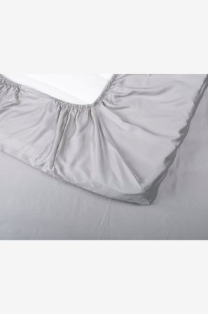 Varnamo of Sweden - Dra-på-lakan Kungsholmen - Grå - Dra-på-lakan - 90X200 - Från Homeroom