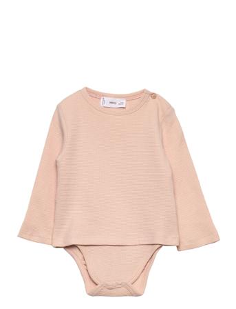 Marylin Bodies Long-sleeved Lyserød Mango