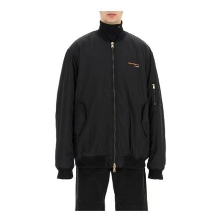 Raf Simons synchronicity bomber jacket , Zwart , Heren , Maat: M