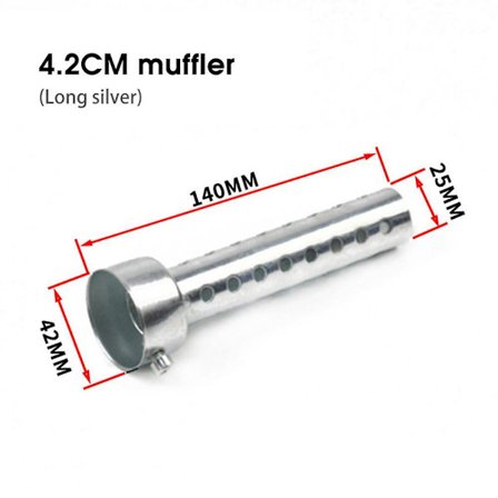 Moottoripyörän äänenvaimennin 35mm 42mm 45mm 48mm 60mm Db Killer pakoputken äänenvaimennin moottoripyörä
