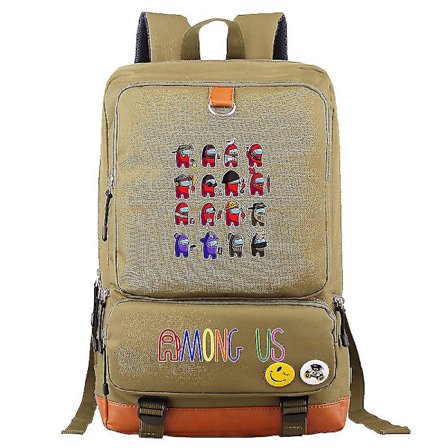 Among Us Ungdoms Student Skolväska Stor Kapacitet Ryggsäck 70 S(gul)