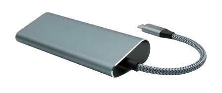 ProXtend 7in1 MultiHub - dokkingstasjon - USB-C 3.2 Gen 1 - HDMI - 1GbE