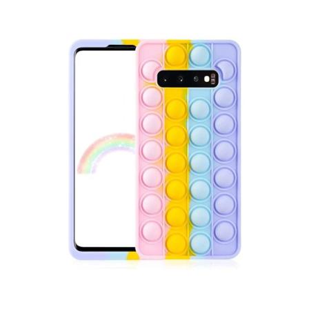 Samsung S10 beskyttelsesveske Fidget Toy Pop-It V2 Multicolor