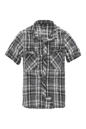 Camicia Brandit Roadstar Nero/Grigio XL