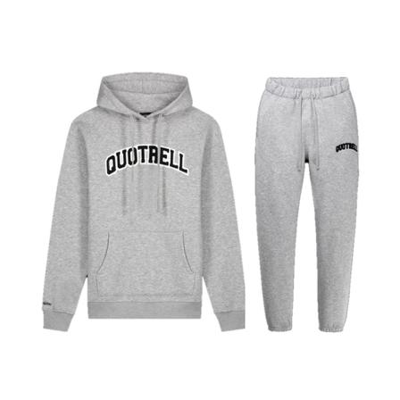 Quotrell Training Sets Grå, Herre Træning, Størrelse: M