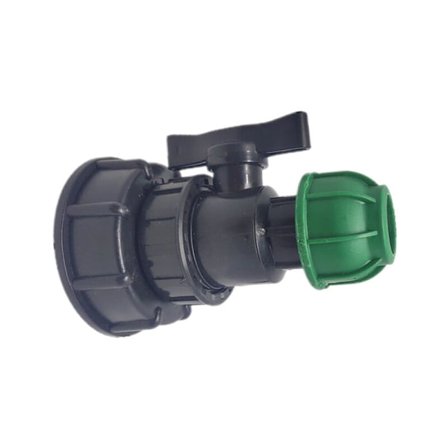 IBC - Bärbar tunna slanganslutning Trädgårdsslangkoppling Säker och hållbar PE-slangkoppling Adapter för generiska hem- och 