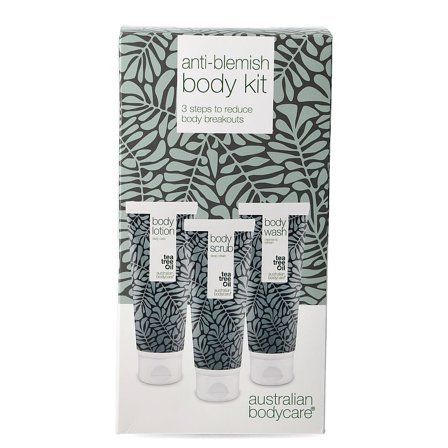 Australian Bodycare Sampak Til Uren Hud Mod Bumser & Uren Hud På Kroppen 3 Stk, Skincare, Kropspleje, Scrub