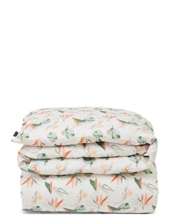 Printed Cotton Sateen Duvet Cover Home Textiles Bedtextiles Duvet Covers Monivärinen/Kuvioitu Lexington Home