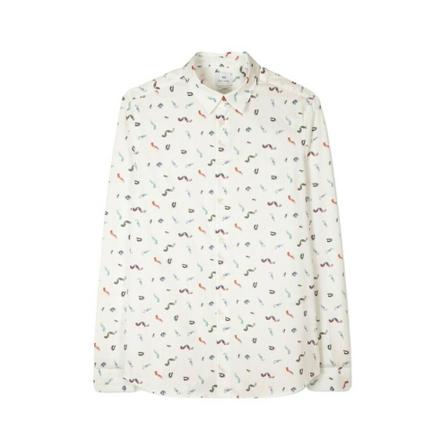 PS By Paul Smith Casual Shirts Hvid, Herre Skjorter