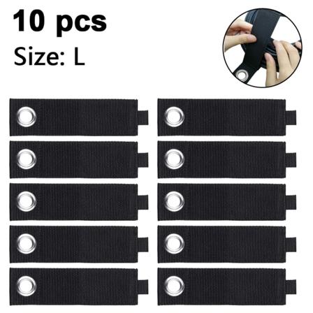 IC 10 stk Genanvendelige Kabelbindere Tape Stærk Opbevaring L(50*330mm)