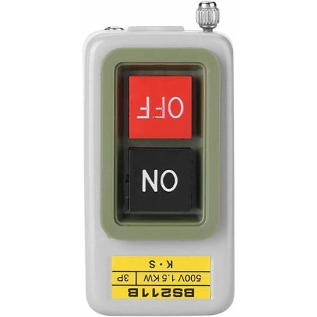 On/Off trykknapkontakt, 3P AC 220V/380V BS211B selvlåsende dele stopkontakt tilbehør