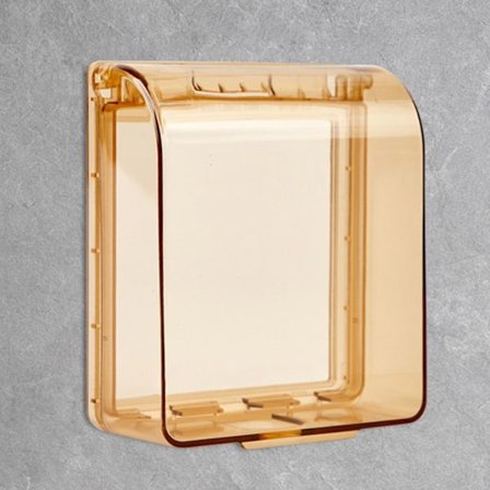 Switch Beskyttelsesdæksel Stikkontakt Vandtæt æske KAFFE