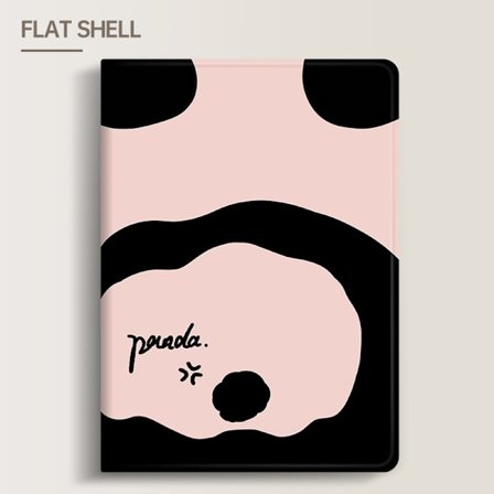 Stilrent fodral för iPad Mini 4/5 7.9" Bok Enkel Panda Rosa Silikonrem