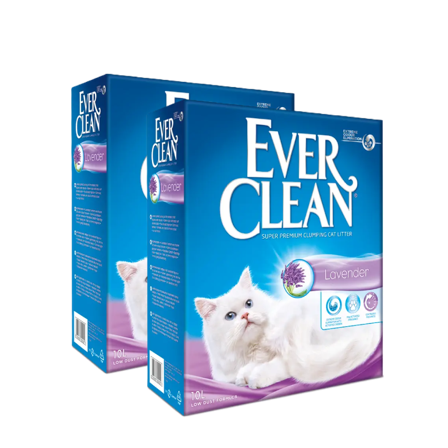 Ever Clean - Fresh Lavender - Cat Litter 10 L x 2 - Katt - Kattesand & kattestrø - Klumpdannende kattesand - ZOO.no
