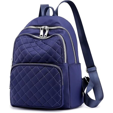 Lille Rygsæk Håndtaske til Kvinder Piger, Vandtæt Letvægts Dobbeltanvendelse Rejse Daglig Rygsæk Navy