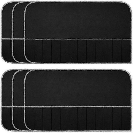 Hopeiset säilytyspussit Hopeinen säilytysliina Huopa Ruokailuvälineiden järjestäjä Anti-Tarnish Hopeiset suojapussit 6 kpl