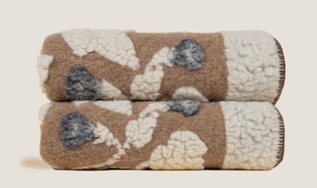 Frati Home Pledd Kokt-Ull Melodia-Grigio 150x190