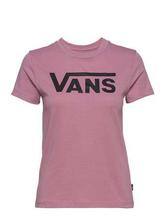 Wm Flying V Crew Tee T-shirt Top Lyserød VANS