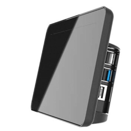 ALLNET Raspberry Pi Zubehör - Touchscreen Gehäuse für offizielles 7