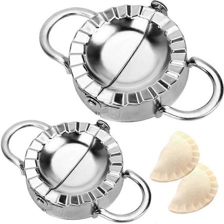 Ravioliformer, ravioliskærer, 2 stk. rustfri forme, raviolimaskine (A-5-F6) [DB]