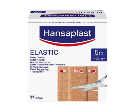 Hansaplast Elastic Plaster 500x6 cm Big Pack 5 ml, Medicin & Pleje, Plastre, Øvrige