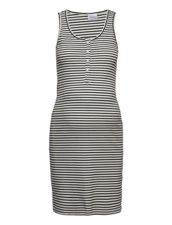 Mlkristy Lia S/L Jrs Abk Dress 2F A. White Mamalicious