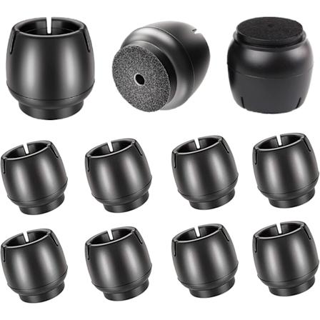 Stolskyddsben, Silikonstolsbensskydd, 12 st Runda stolsbensskydd för stolsben, för runda fötter 17-21 mm Skyddar mot repor 12-16 mm