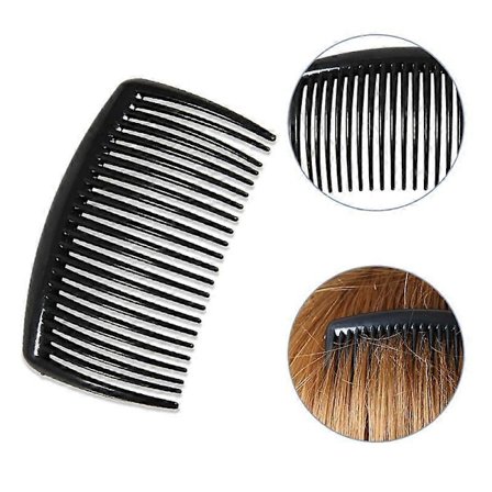 2 Franske Sidekamme Store 2 Pak Buet Skildpaddeskal Fleksible Holdbare Cellulose Hårkamme, Stærkt Hold Hårklemmer til Kvinder, Skridsikker Styling 