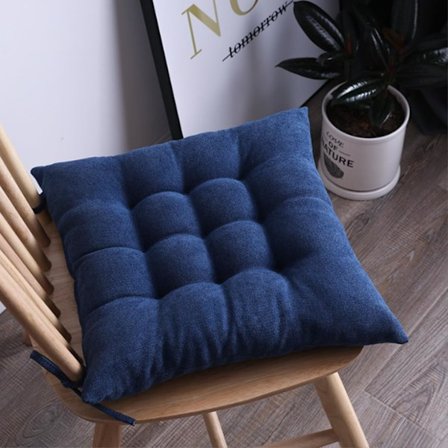 Dyna Trädgård Terrass Hem Kök Tjock Bekväm Kudde, Mörkblå