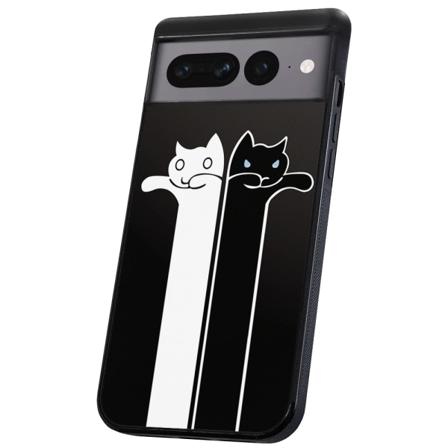 Google Pixel 8 Pro - Deksel/Mobildeksel Avlange Katter