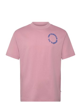 New Balance Circular Logo T-Shirt - Pink - M