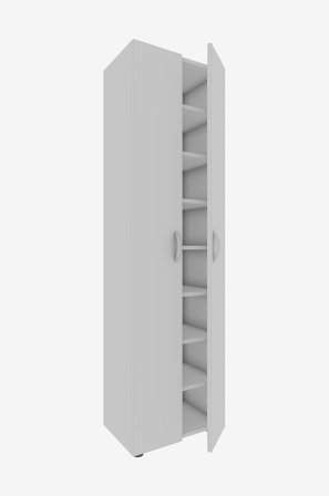 VCM - Vcm Skoskåp Ulas-Xl 8-Fack - Vit - Skoskåp - Från Homeroom