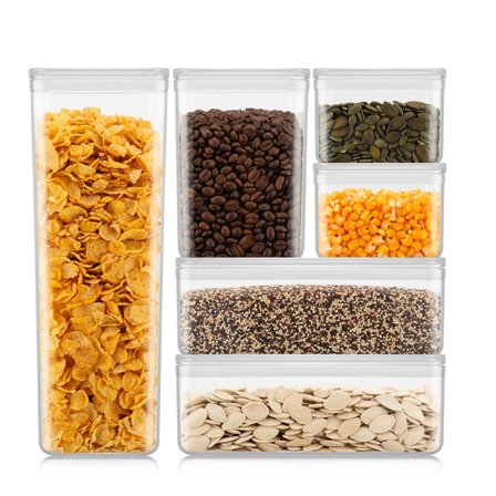 Bodum Canteen säilytyspurkki 6 osaa, läpinäkyvä