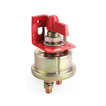 Gravemaskin Gaffeltruck Skip Strømbryter Hovedstrømbryter med Låsebrakett Metallknapp Batteribryter