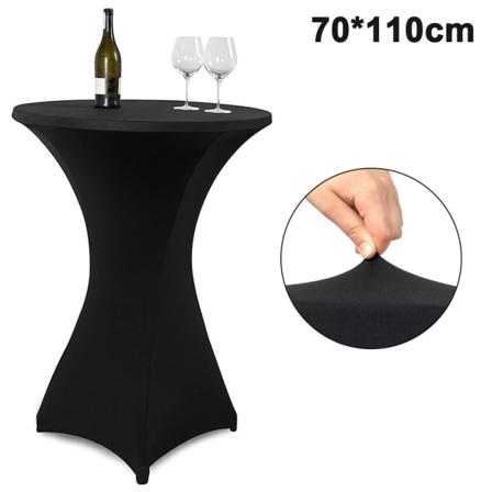 Cocktail-pyöreän pöydän kansi, tiukka istuva joustava pöytäliina