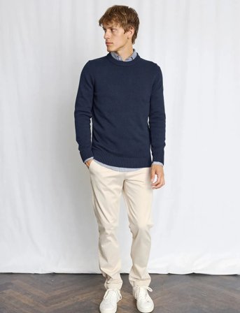 Bruun & Stengade Bs Thorstein Regular Fit Knitwear - Navy - S