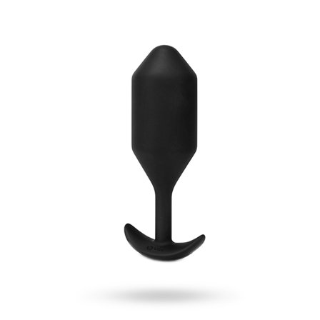 B-Vibe - Vibrating Snug Plug 5 XXL - svart - Vuxen.se - Buttplug, stora & små butt plugg