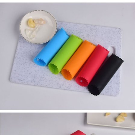 3 cm, Silikon Hvitløk Skreller Rør