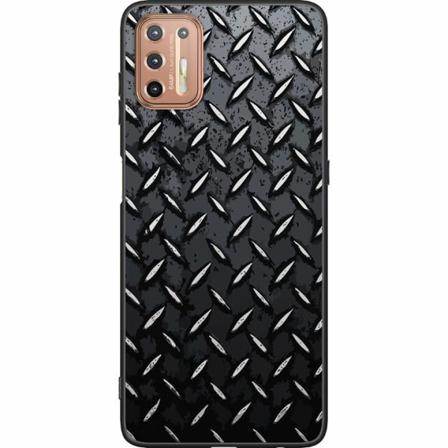 Motorola Moto G9 Plus Svart Skal Metalliskt Mönster