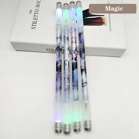 Spinning Pen Roterende Gaming Kuglepen Luminous Pen til begyndere