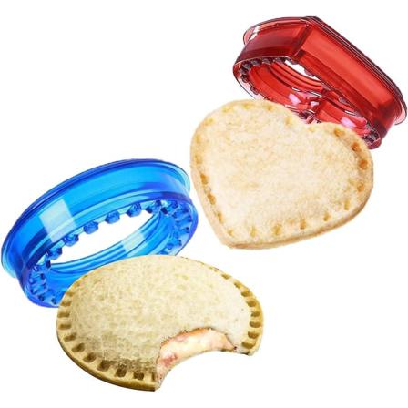 Voileipäleikkuri ja -sulkija, 2 kpl setti, Voileipävalmistaja, turvallinen materiaali, DIY-voileipäleikkuri lapsille, Bento-laatikon tarvikkeet - 