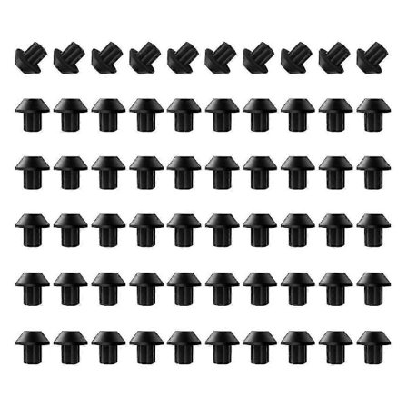 60 stk. Gummi Riste Fødder Gummi Fod Udskiftninger Kompatible til WB2K101 Gas Komfur Rist Erstat WB02T10461