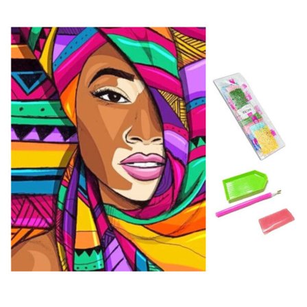Paint by Numbers - Måla Efter Nummer Porträtt 40x50cm