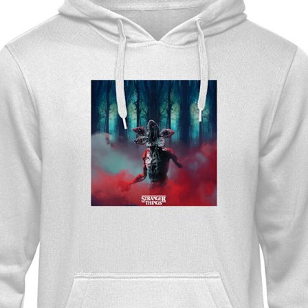 Hoodie Stranger Things Netflix 80'ers mysterium skræk