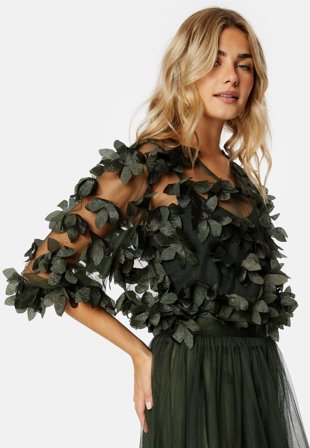 Ida Sjöstedt Myla Top Dark Green Klær