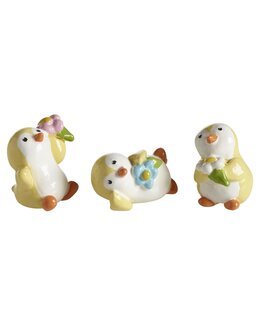 Dekoration Glada kycklingar 3-p Multi - Påsk - Nääsgränsgården