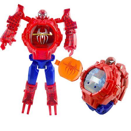 Håndledsur Tegneserie Deformeret Superhelte Ure Med Justerbar Rem Legetøj Gaver Til Børn