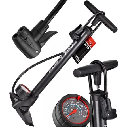 BETO Golvpump med Manometer - Pro X Cykel- och Bildäckspump